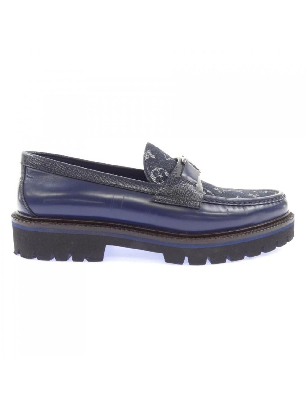 Louis Vuitton Monogram Denim Major Line Loafers Shoes